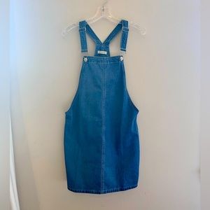 Overall denim dress